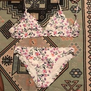 Floral h&m bikini swimsuit